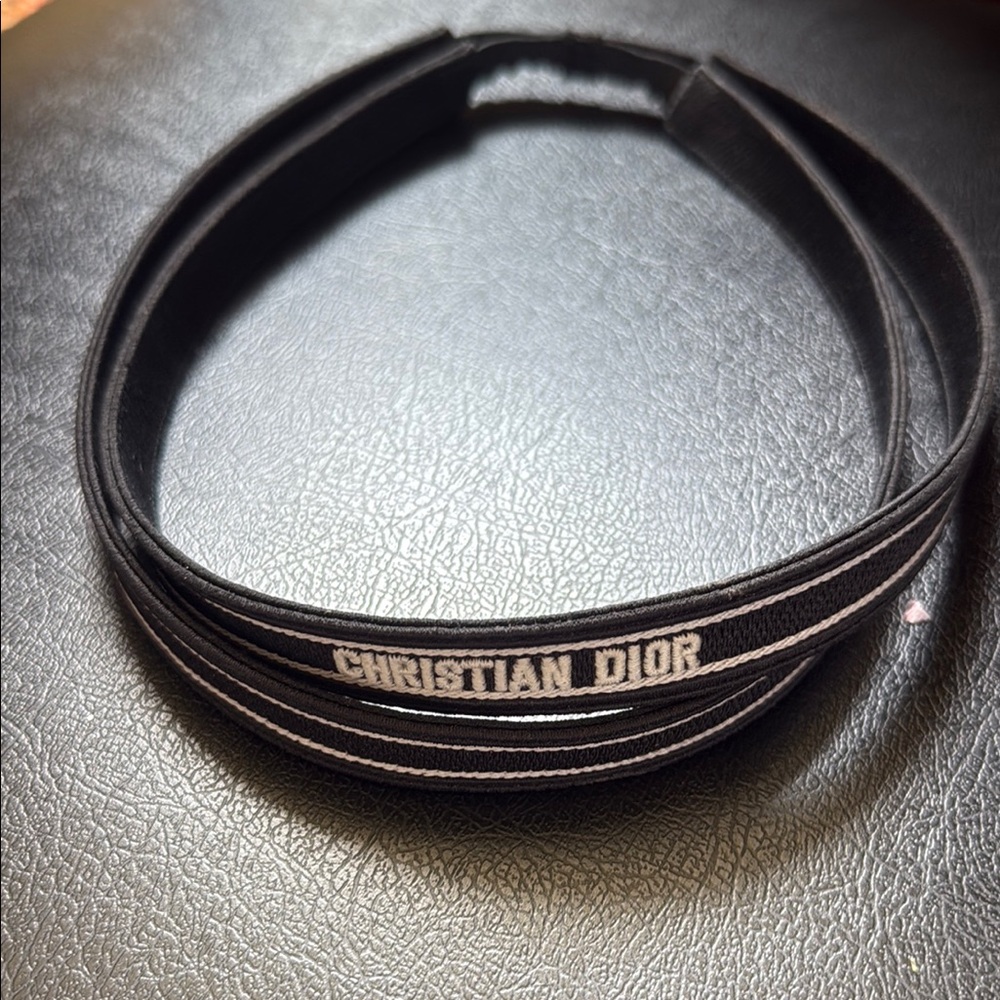 Dior Elegant Black and White Headband